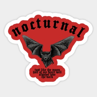 Nocturnal Sticker